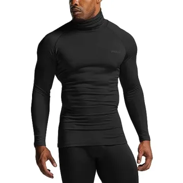 TSLA Thermal Long Sleeve Compression Shirt for Winter Sports