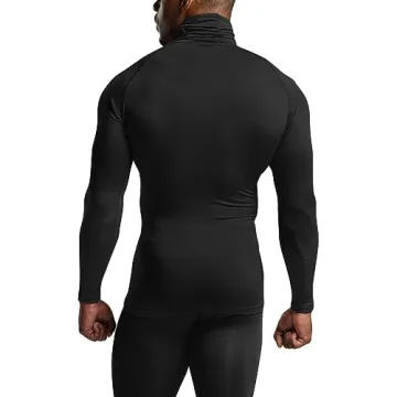 TSLA Thermal Long Sleeve Compression Shirt for Winter Sports