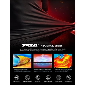 TSLA Thermal Long Sleeve Compression Shirt for Winter Sports