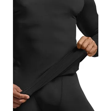 TSLA Thermal Long Sleeve Compression Shirt for Winter Sports