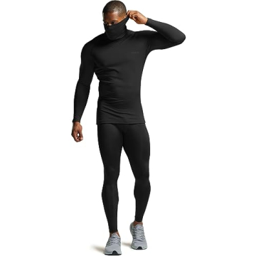 TSLA Thermal Long Sleeve Compression Shirt for Winter Sports