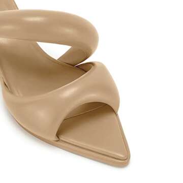 JW PEI Women's Sara Mule Heeled Sandals - Cane sugar