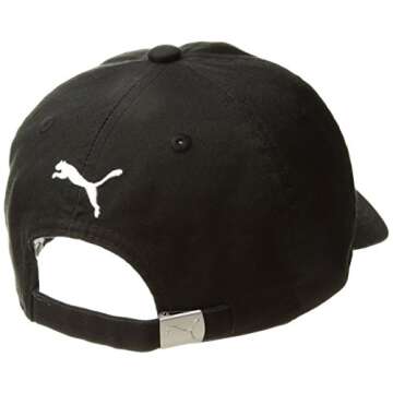 PUMA Women's Evercat Adjustable Cap in Black/White