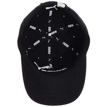 PUMA Women's Evercat Adjustable Cap in Black/White