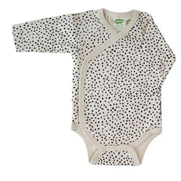 PARADE Organic Wrap Bodysuit Long Sleeve For Babies