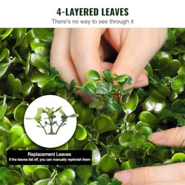 VEVOR Artificial Boxwood Spiral Topiary Trees, 3ft Tall (2 Pieces) Faux Plant Outdoor, All-Year Green Fake Plant with Replaceable Leaves for Decorative/Indoor/Porch/Garden