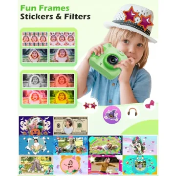 Kids Instant Print Camera for Ages 3-12 – Fun Photography Gift