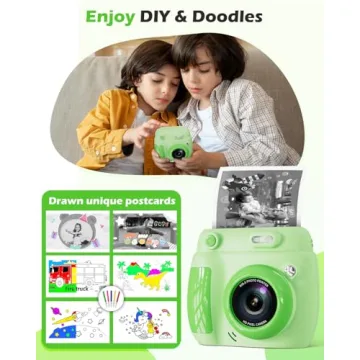 Kids Instant Print Camera for Ages 3-12 – Fun Photography Gift