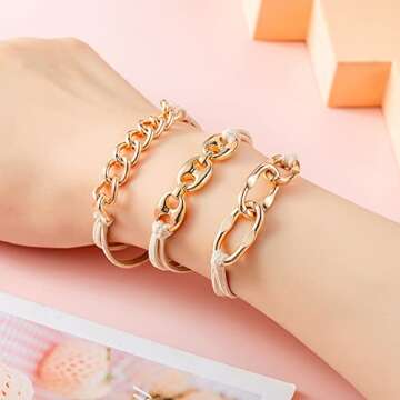 Stylish 2 in 1 Bracelet Hair Ties for Any Occasion