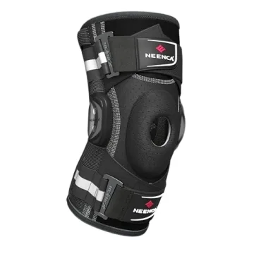 NEENCA Hinged Knee Brace - Patented X-Strap System for Pain Relief