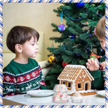 Charming Christmas Tree Glass Candy Jar for Holidays