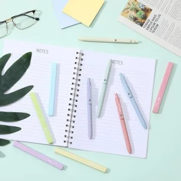 Mr. Pen Aesthetic Highlighters Gel Pens No Bleed 10 Pack