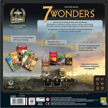 7 Wonders Board Game New Ed - Strategy for All
