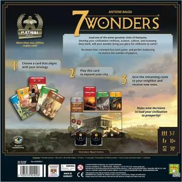 7 Wonders Board Game New Ed - Strategy for All