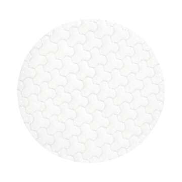 Swisspers Premium Cotton Rounds, Hypoallergenic, 80 Count, Pack of 6 (480 Rounds Total)