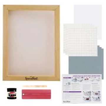Speedball Beginner Screen Printing Craft Vinyl Kit for Custom Crafts