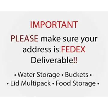 API Kirk Containers 5 Gallon Samson Stackers, Blue, 6 Pack (30 Gallons), Emergency Water Storage Kit - New! - Clean! - Boxed! Kit Includes one Spigot & Wrench