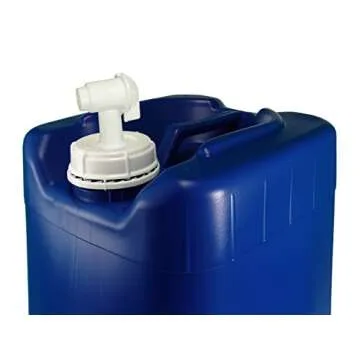API Kirk Containers 5 Gallon Samson Stackers, Blue, 6 Pack (30 Gallons), Emergency Water Storage Kit - New! - Clean! - Boxed! Kit Includes one Spigot & Wrench