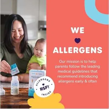 Stage 1 Mix-ins – Safe & Easy Early Allergen Introduction for Babies 4+ Months, Mix with Breastmil...