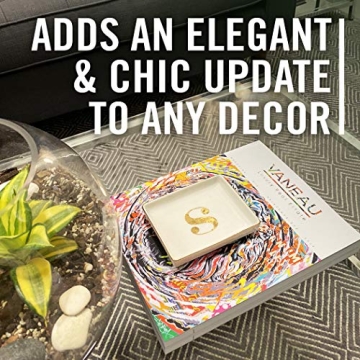 Simple Shine Personalized Jewelry Tray with Initials