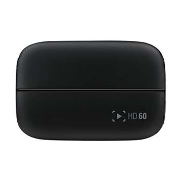 Elgato Game Capture HD60 - Next Generation Gameplay Sharing for PlayStation 4, Xbox One & Xbox 360, 1080p Quality with 60 fps
