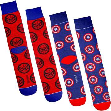 Marvel Avengers Men's 12 Days of Socks 12-Pack