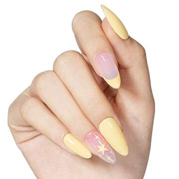 AILLSA Pastel Light Yellow Gel Nail Polish for Summer Style