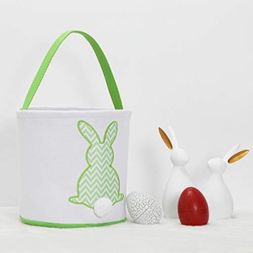 MONOBLANKS Easter Bunny Basket Tote for Fun Celebrations
