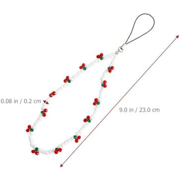 ARTIBETTER Stylish Beaded Phone Strap - Unique Charm for Your Mobile