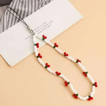 Trendy ARTIBETTER Beaded Phone Strap for Personal Style