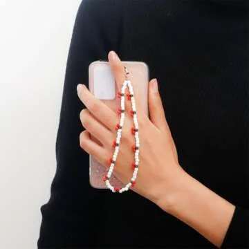 Trendy ARTIBETTER Beaded Phone Strap for Personal Style