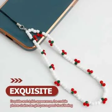 Trendy ARTIBETTER Beaded Phone Strap for Personal Style