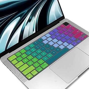 ProElife Rainbow Keyboard Cover for MacBook Air & Pro