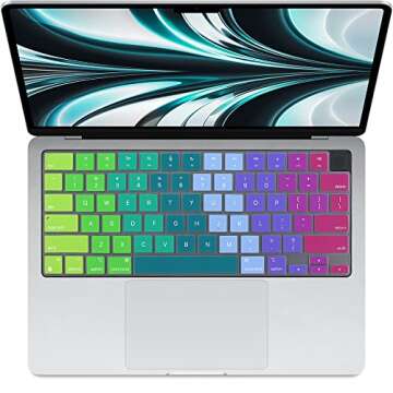 ProElife Rainbow Keyboard Cover for MacBook Air & Pro