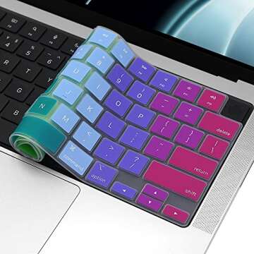 ProElife Rainbow Keyboard Cover for MacBook Air & Pro