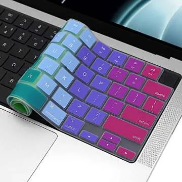 ProElife Rainbow Keyboard Cover for MacBook Air & Pro