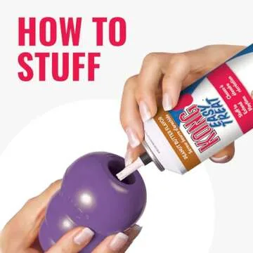 KONG Senior - Dog Toy with Gentle, Natural Rubber - Durable Dog Toy for Older Dogs - Use Treats with Stuffable Chew Toy - Treat Toy for Chewing & Fetching - for Small Dogs