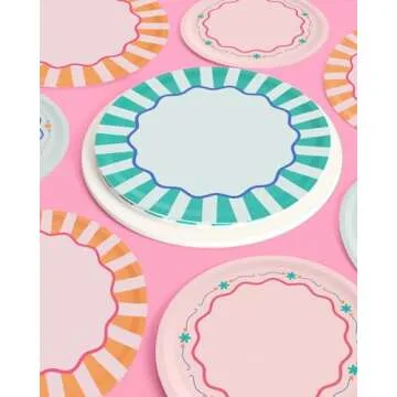 Chic Italian Summer Paper Plates - Perfect for Any Party