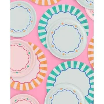 Chic Italian Summer Paper Plates - Perfect for Any Party