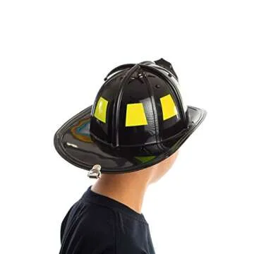 Aeromax Black Fire Chief Helmet