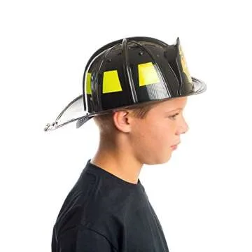 Aeromax Black Fire Chief Helmet