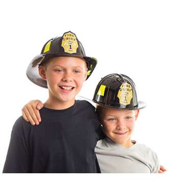 Aeromax Black Fire Chief Helmet