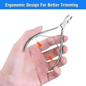 Professional Cuticle Nippers and Pusher Manicure Tool Set