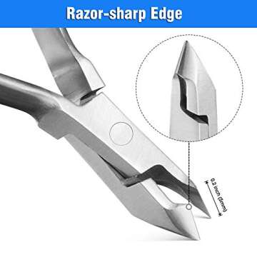 Professional Cuticle Nippers and Pusher Manicure Tool Set