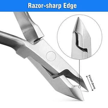 Professional Cuticle Nippers and Pusher Manicure Tool Set