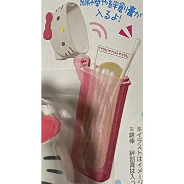 Hello Kitty Portable Cotton Swab Slim Case for Travel
