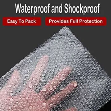 200Pcs Clear Bubble Out Bags 6”x8”, Bubble Pouches Wrap Bag for Packing, Double Walled Moving Supplies Bubble Bags for Fragile Dishes China Plates, Bubble Pouch Bags for Shipping Storage Wrapping