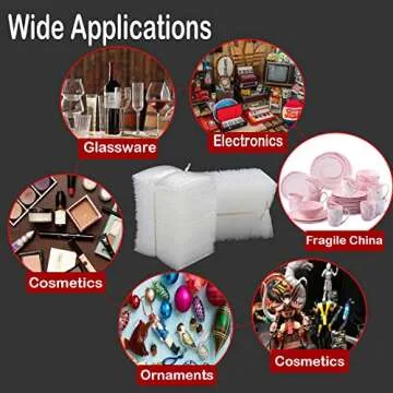 200Pcs Clear Bubble Out Bags 6”x8”, Bubble Pouches Wrap Bag for Packing, Double Walled Moving Supplies Bubble Bags for Fragile Dishes China Plates, Bubble Pouch Bags for Shipping Storage Wrapping