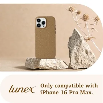 Luner Premium Vegan Leather iPhone 16 Pro Max Case