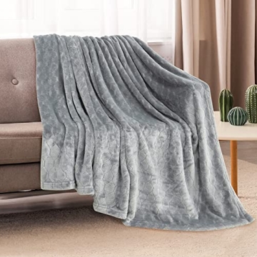 TOONOW Fleece Blanket Super Soft Cozy Throw for All Seasons